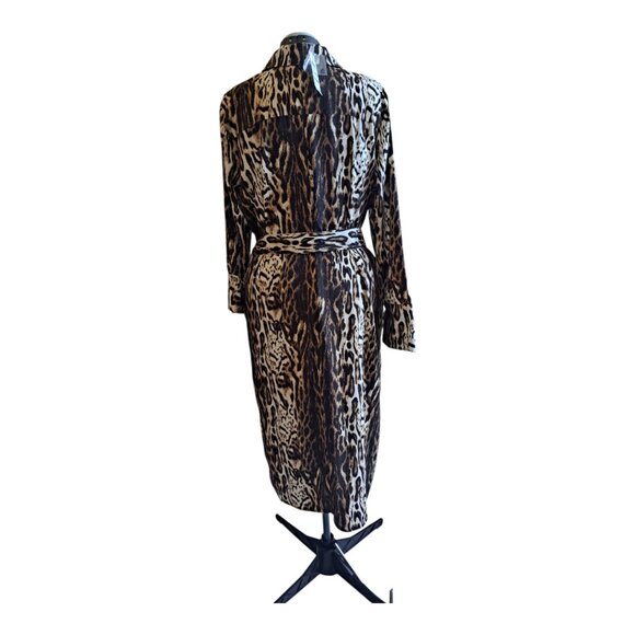 INC International Concepts Leopard Print Maxi Wrap Dress – Size XL, NWT - Picture 6 of 6